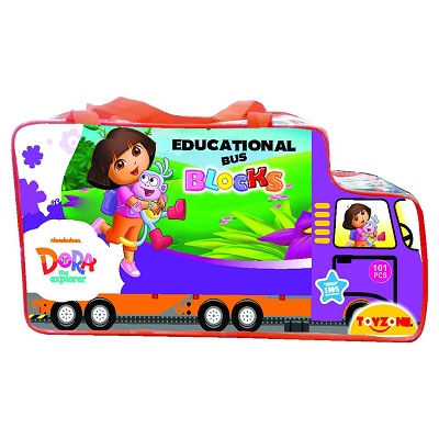 Dora Educational Bus Blocks (Multi Color)