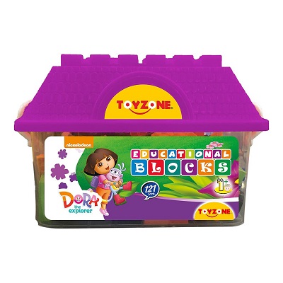 Dora Educational Hut Blocks (Multi Color)