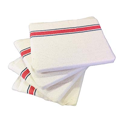 SKOSS Off White Color Extra Large Wet and Dry Floor Cleaning Cloth,Pottu, Pocha -20 inch x 20 inch - Pack of 4