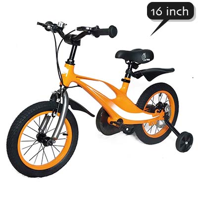 R for Rabbit Tiny Toes Swift 16 inch Bicycle for Kids of 4 to 7 years - ORANGE