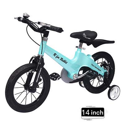 R for Rabbit Tiny Toes Rapid Smart Plug & Play Kids Bicycle 16 inch for 3 Years to 5 Years - LAKE BLUE