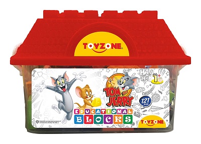 Senior Contruction Blocks - Tom & Jerry (Multi Color)