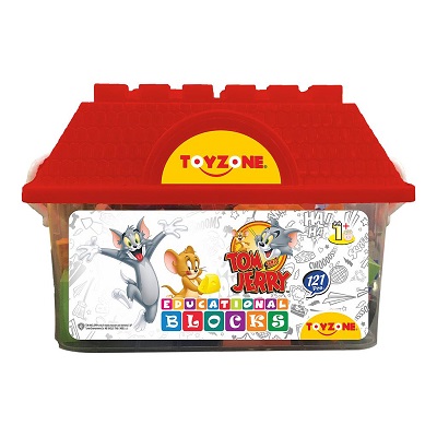 Tom & Jerry Educational Hut Blocks (Multi Color)