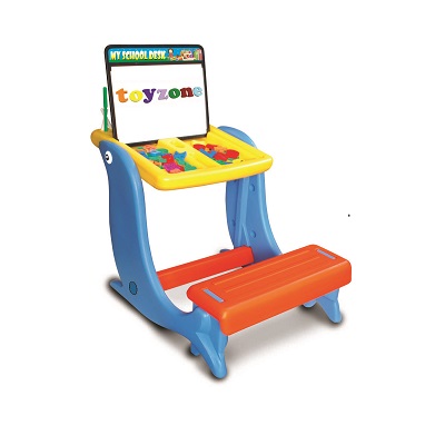 Toyzone 4 in 1 My School Desk (Multi Color)