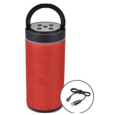 SKOSS KT-125 PORTABLE WIRELESS SPEAKER | COMPATIBLE WITH ALL MOBILE PHONES | BLUETOOTH CONNECTIVITY (RED COLOR) BLUETOOTH SPEAKER