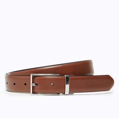 SKOSS Leather Reversible Belt Men's  (Free Size)